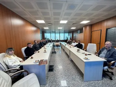 İSKİ`DE MESLEKTAŞLARIMIZLA BİR ARAYA GELDİK.