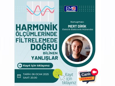<B>EMO TV</B>: HARMONİK ÖLÇÜMLERİNDE FİLTRELEMEDE DOĞRU BİLİNEN YANLIŞLAR