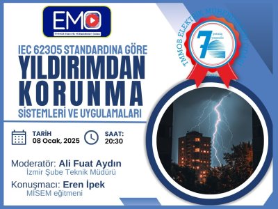 <B>EMO TV</B>: YILDIRIMDAN KORUNMA SİSTEMLERİ