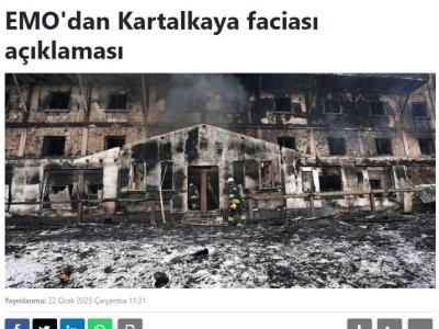 EMO`DAN KARTALKAYA FACİASI AÇIKLAMASI (HALKTV.COM.TR, 22.01.2025)