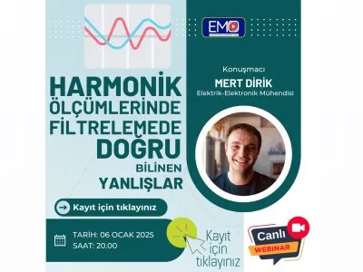 <B>EMO TV</B>: HARMONİK ÖLÇÜMLERİNDE FİLTRELEMEDE DOĞRU BİLİNEN YANLIŞLAR