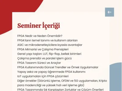 FPGA SEMİNERİ GERÇEKLEŞTİ
