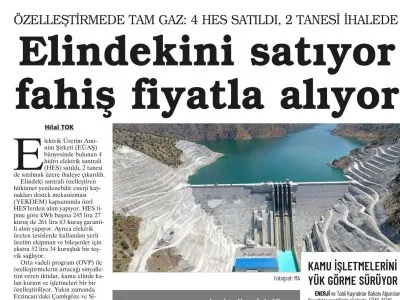 KAMUNUN 4 HES`İ SATILDI, 2 TANESİ İHALEDE ELİNDEKİNİ SATIYOR FAHİŞ FİYATLA ALIYOR (EVRENSEL, 16.01.2025)