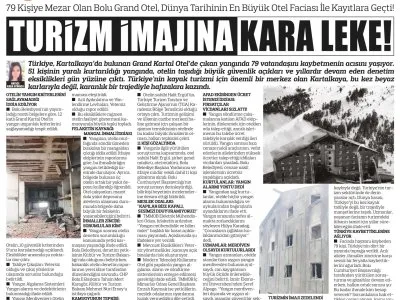 TURİZM İMAJINA KARA LEKE! (EGEMEN GAZETESİ 25.01.2025)