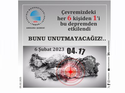6 ŞUBAT`I UNUTMAYACAĞIZ