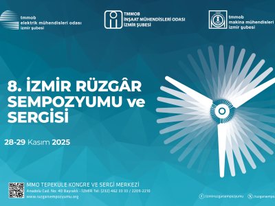 8. İZMİR RÜZGÂR SEMPOZYUMU VE SERGİSİ DÜZENLENİYOR