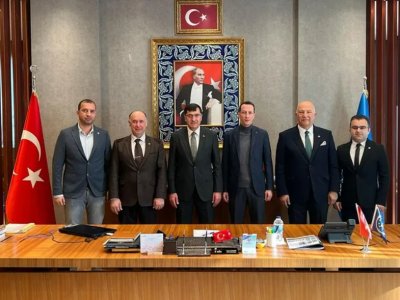 KÜTAHYA BELEDİYE BAŞKANI EYÜP KAHVECİ MAKAMINDA ZİYARET EDİLDİ