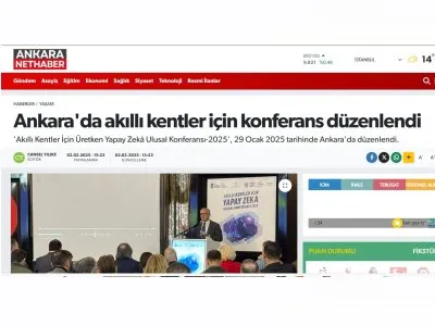 ANKARA`DA AKILLI KENTLER İÇİN KONFERANS DÜZENLENDİ, HTTPS://WWW.ANKARANETHABER.COM, 02.02.2025