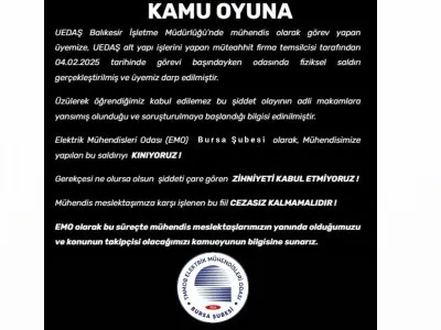 ÜYEMİZE GÖREVİ BAŞINDA YAPILAN SALDIRIYI KINIYORUZ !