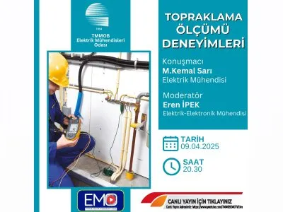 <B>EMO TV:</B> TOPRAKLAMA ÖLÇÜMÜ DENEYİMLERİ