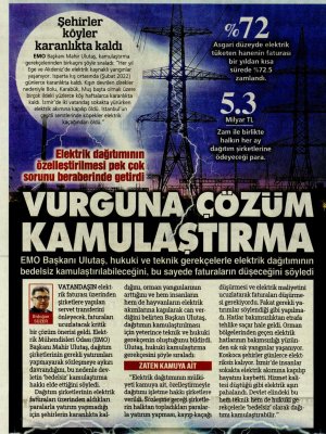 VURGUNA ÇÖZÜM KAMULAŞTIRMA (SÖZCÜ GAZETESİ, 09.04.2025)