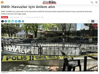 EMO: HAVUZLAR İÇİN ÖNLEM ALIN (BİRGÜN.NET, 22.04.2025)