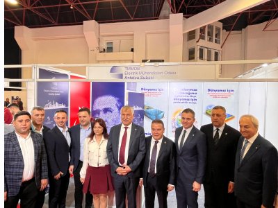 EMO ANTALYA ŞUBESİ `ANTALYA ŞEHİRCİLİK VE TEKNOLOJİLERİ FUARI`NDA YERİNİ ALDI