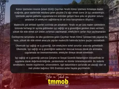 ÇAYIRHAN`DA MADEN KAZASI: İŞÇİ SAĞLIĞI VE İŞ GÜVENLİĞİ YALNIZCA BİR MEVZUAT KONUSU DEĞİLDİR