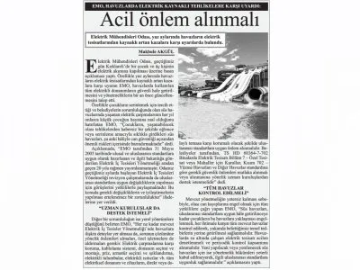 ACİL ÖNLEM ALINMALI (BAŞKENT GAZETESİ, 24.04.2025)
