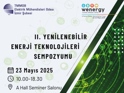 II. YENİLENEBİLİR ENERJİ TEKNOLOJİLERİ SEMPOZYUMU - <B>PROGRAM / KAYIT</B>