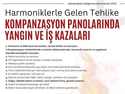 KOMPANZASYON PANOLARINDA YANGIN VE İŞ KAZALARI