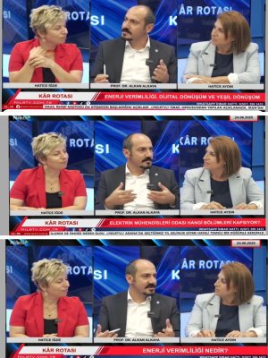EMO MERSİN ŞUBE BAŞKANIMIZ PROF. DR. ALKAN ALKAYA NİLRTVDE KâR ROTASI PROGRAMINA KONUK OLDU.