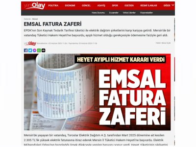 EMSAL FATURA ZAFERİ (DENİZLİYENİOLAY.COM, 03.06.2025)