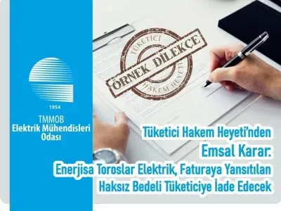 TUKETICI HAKEM HEYETINDEN EMSAL KARAR: