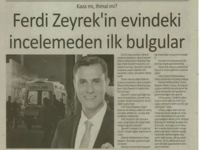 FERDİ ZEYREK`İN EVİNDEKİ İNCELEMEDEN İLK BULGULAR (KIBRIS YENİ BAKIŞ GAZETESİ, 09.06.2025)