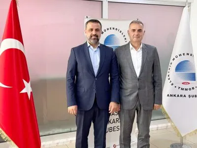 TÜRKSAT ÖNCEKİ DÖNEM GENEL MÜDÜRÜ HASAN HÜSEYİN ERTOK EMO ANKARA ŞUBESİNİ ZİYARET ETTİ