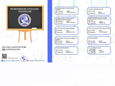 MÜHENDİSLİK UYGULAMA EĞİTİMLERİ 2025